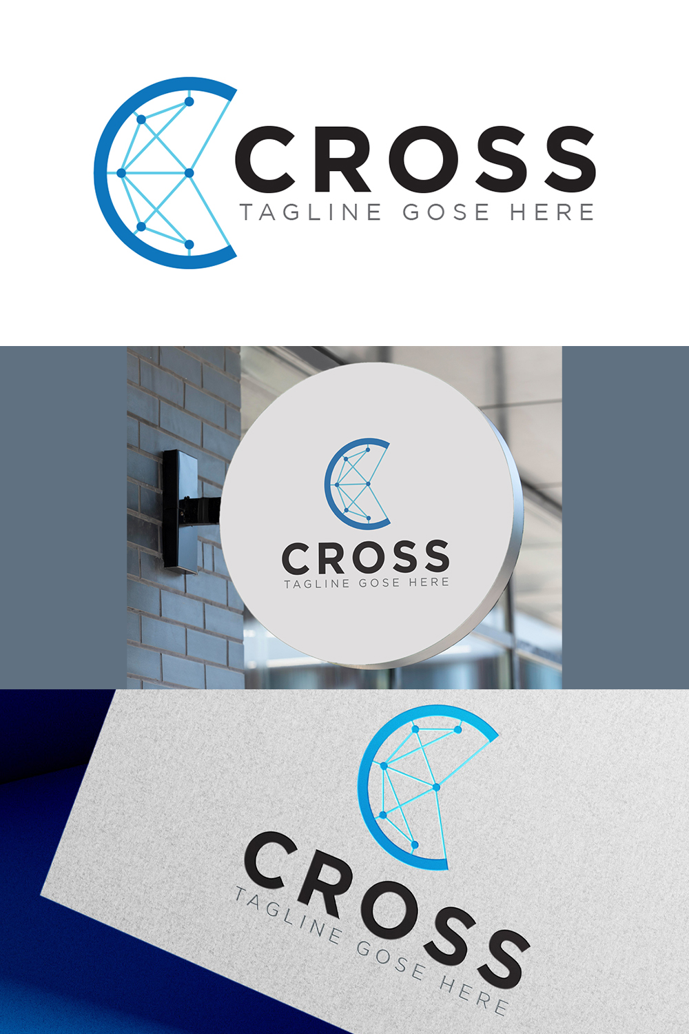 cross logo pinterest image.
