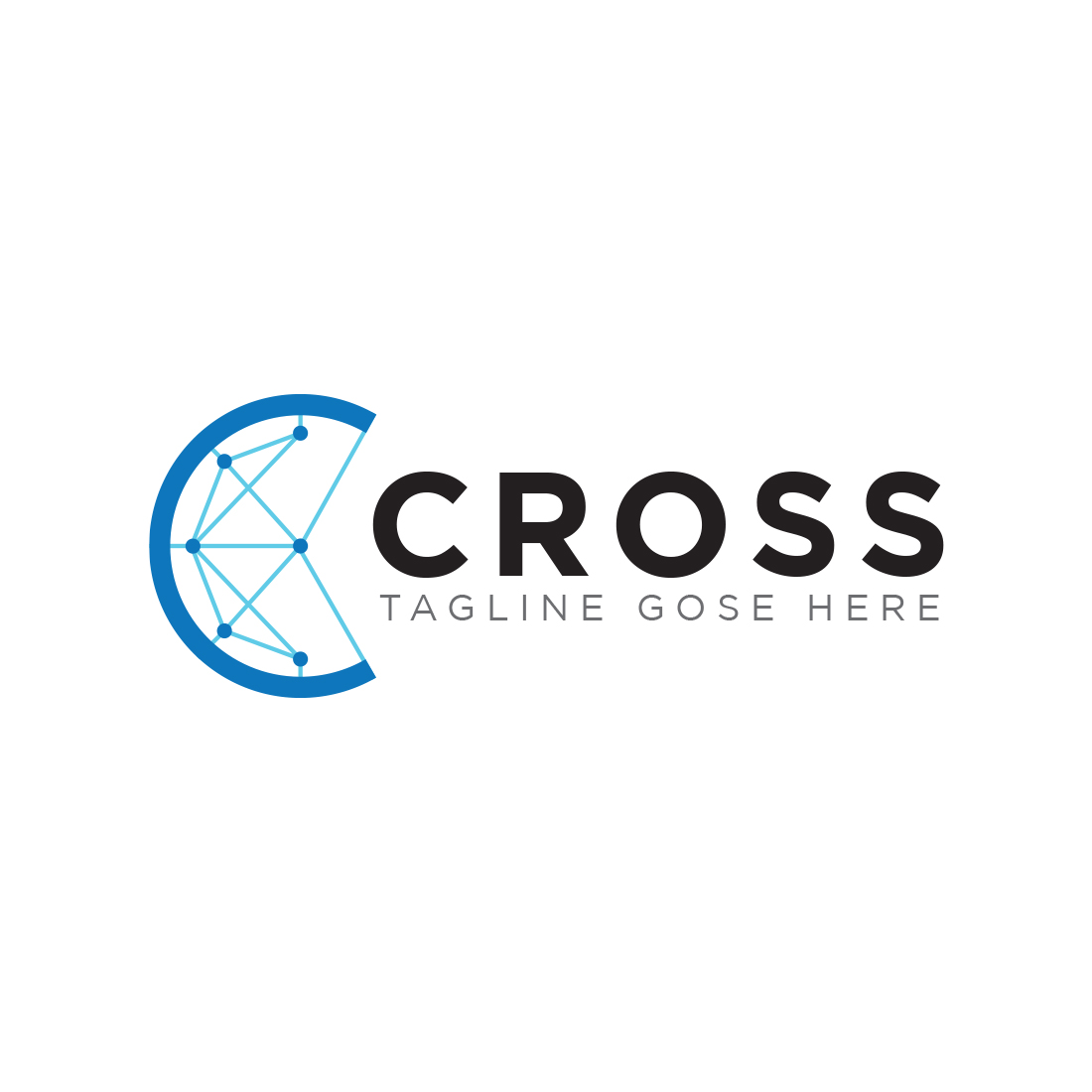 cross logo sample.
