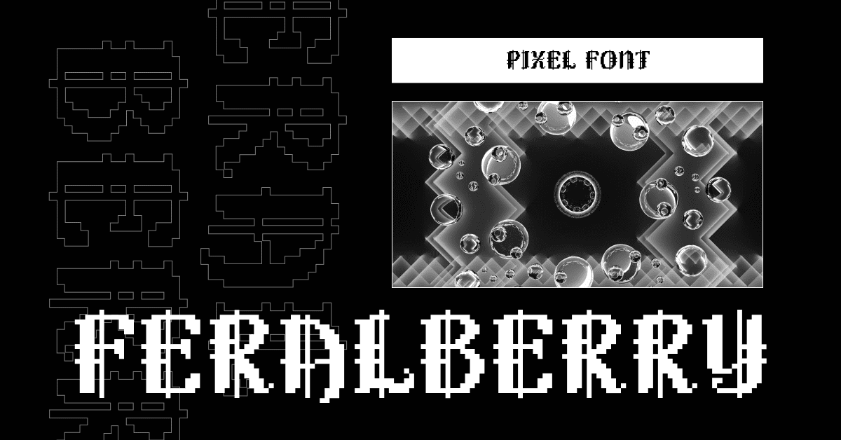 Feralberry Pixel Font for Facebook.