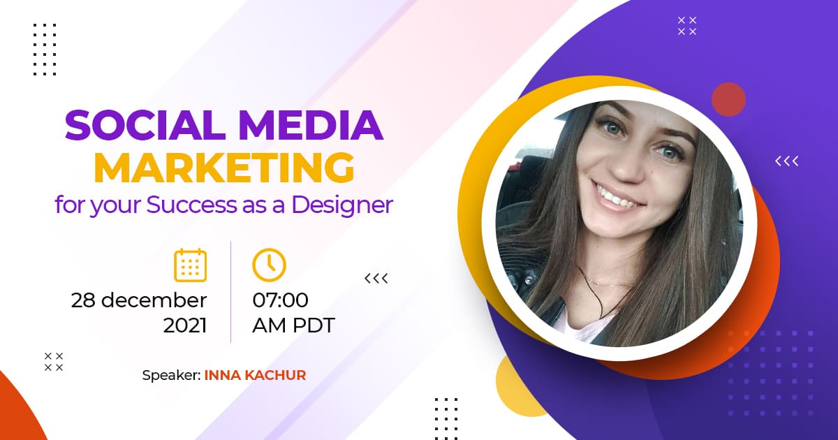 Free Webinar about Social Media Marketing for your Success as a Designer.