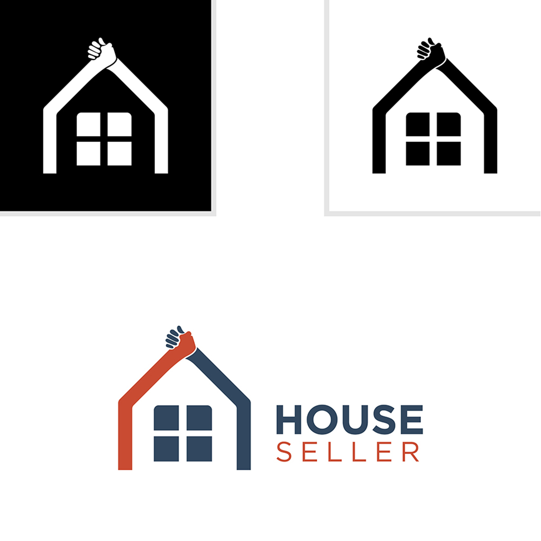House Seller Logo Design cover.