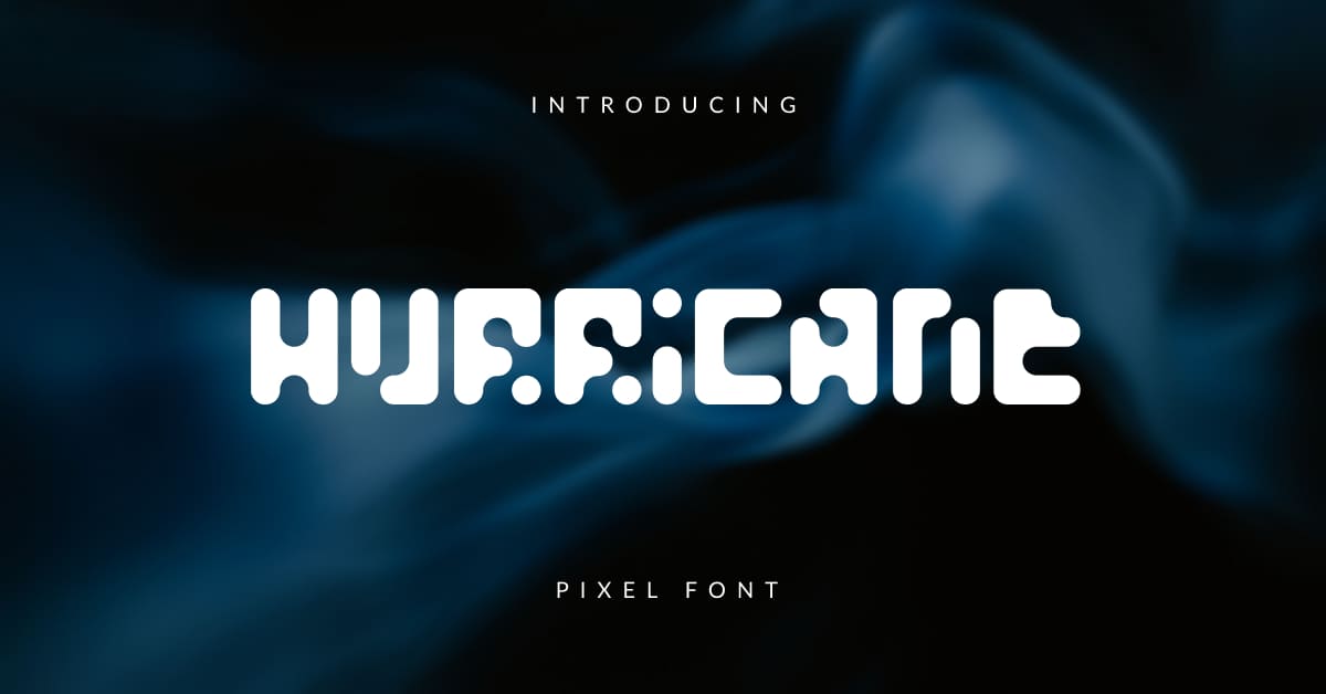 Introducing of Hurricane Pixel Font.
