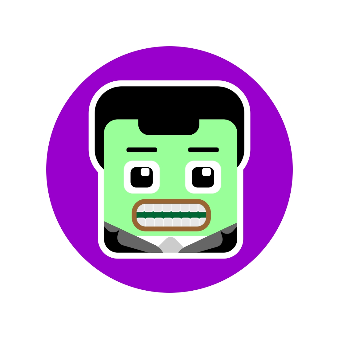 Set Square Flat Avatar Icon icon avatar 3.