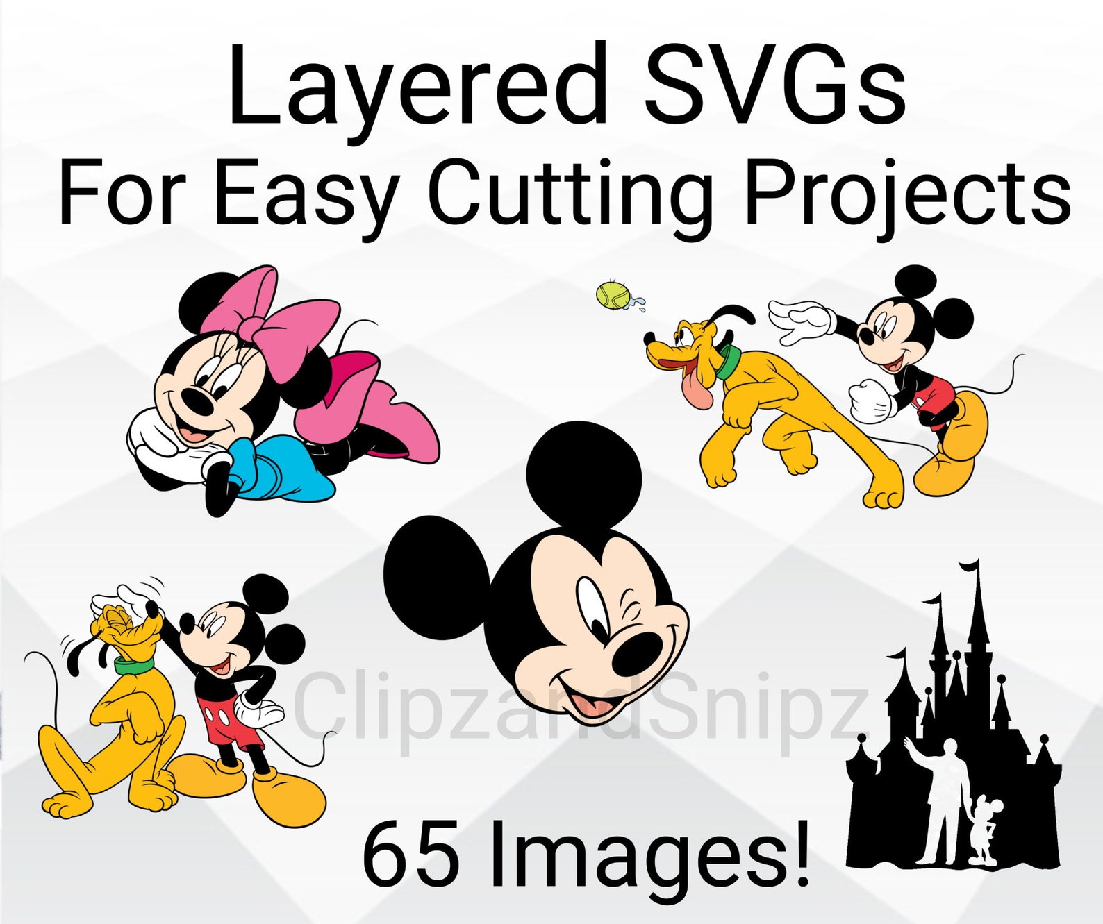 Layered SVGs for easy cutting project.