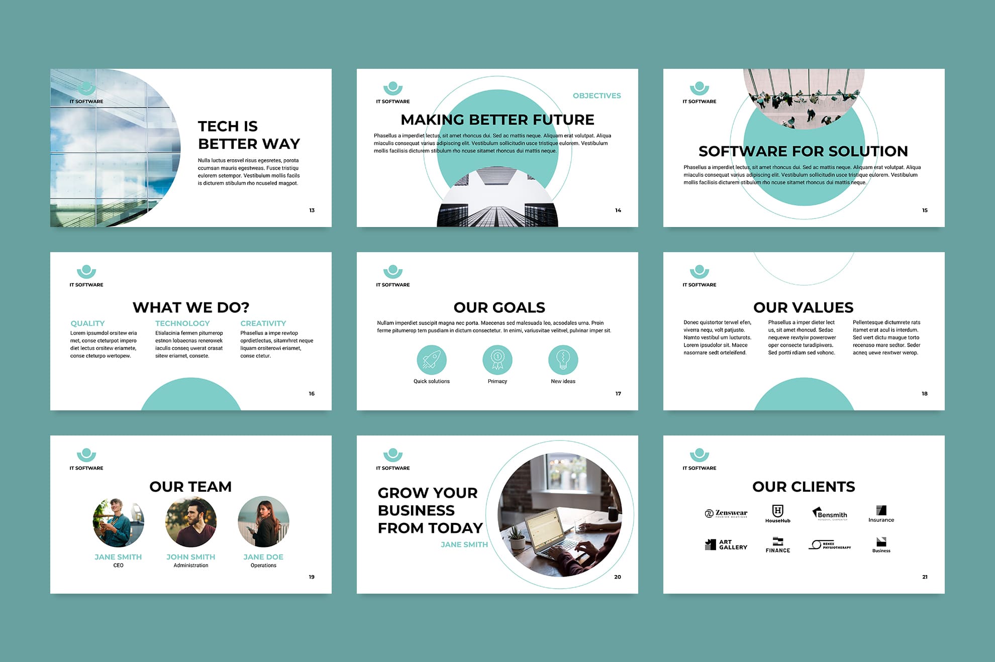 IT Software PowerPoint Presentation Template | Master Bundles