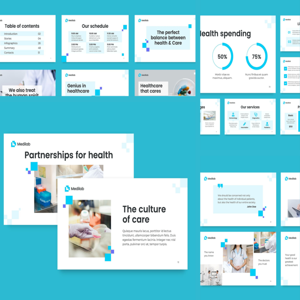 Medical PowerPoint Presentation Template – MasterBundles