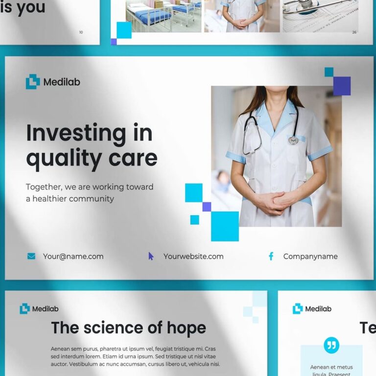 Free Nursing Powerpoint Template | Master Bundles