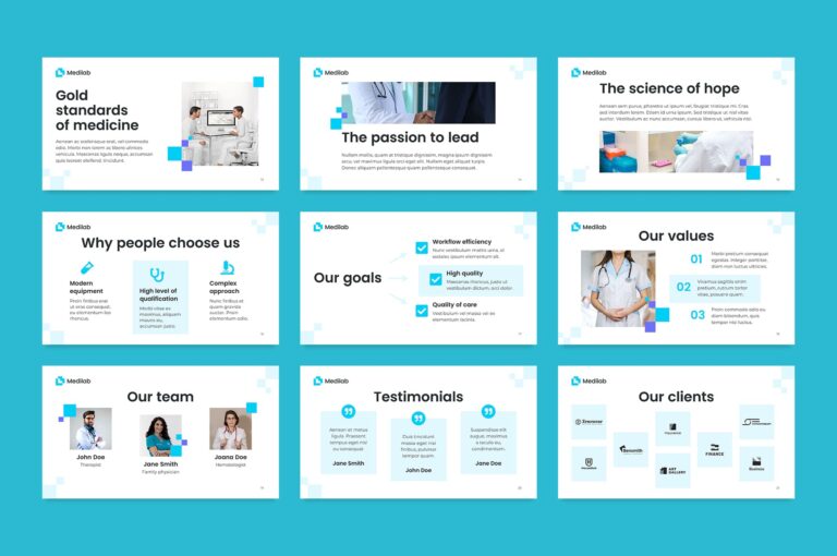 Medical PowerPoint Presentation Template – MasterBundles