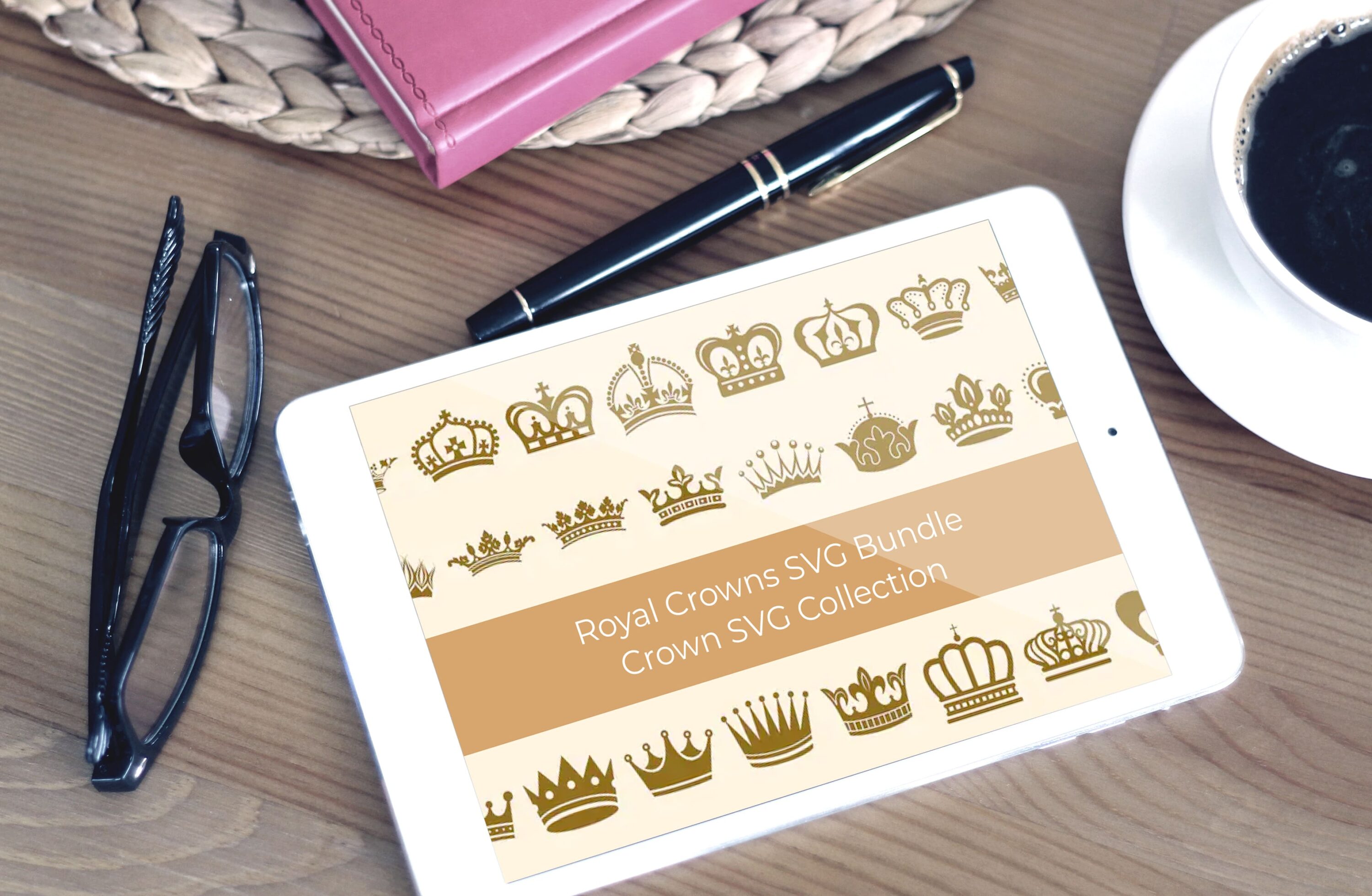 Tablet option of the Crown SVG Collection.