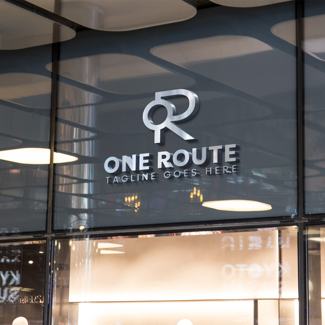 One Route Logo template.