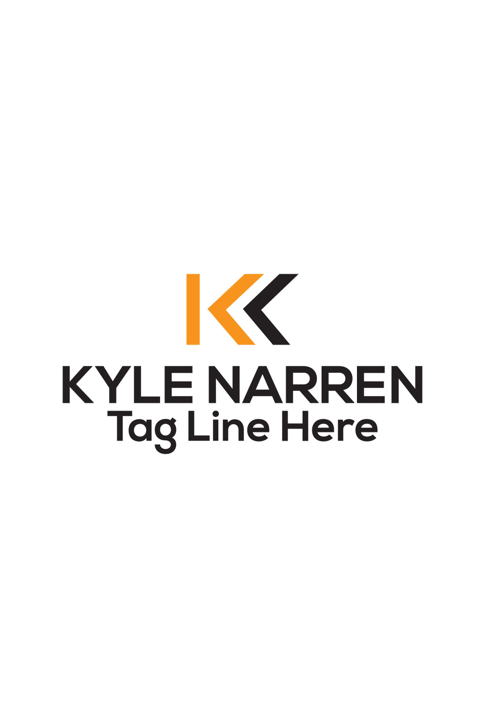 K Letter Logo Design Template previews.