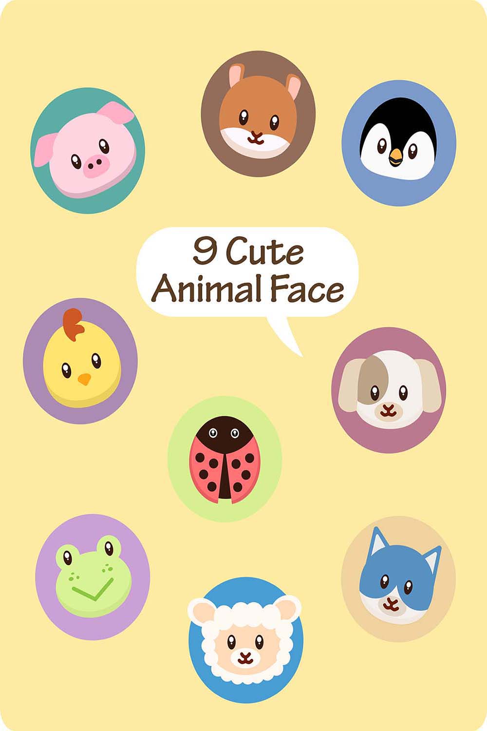 preview 9 cute animal face