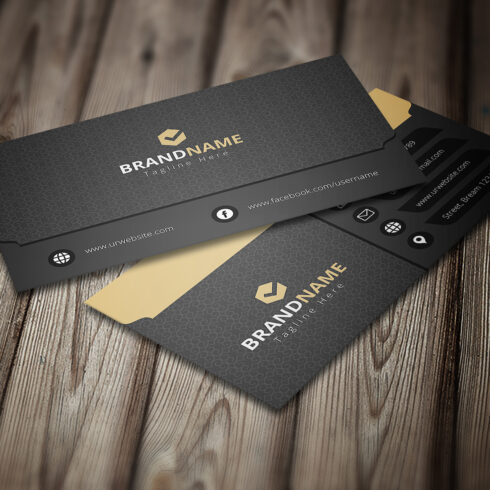Luxury Business Card Template Only $6 cover image.