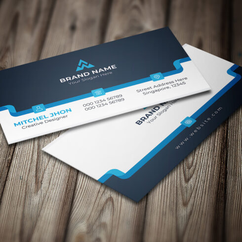 Modern And Creative Business Card Template Only $6.