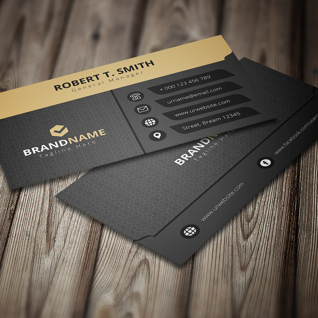 Luxury Business Card Template Only $6 main cover.