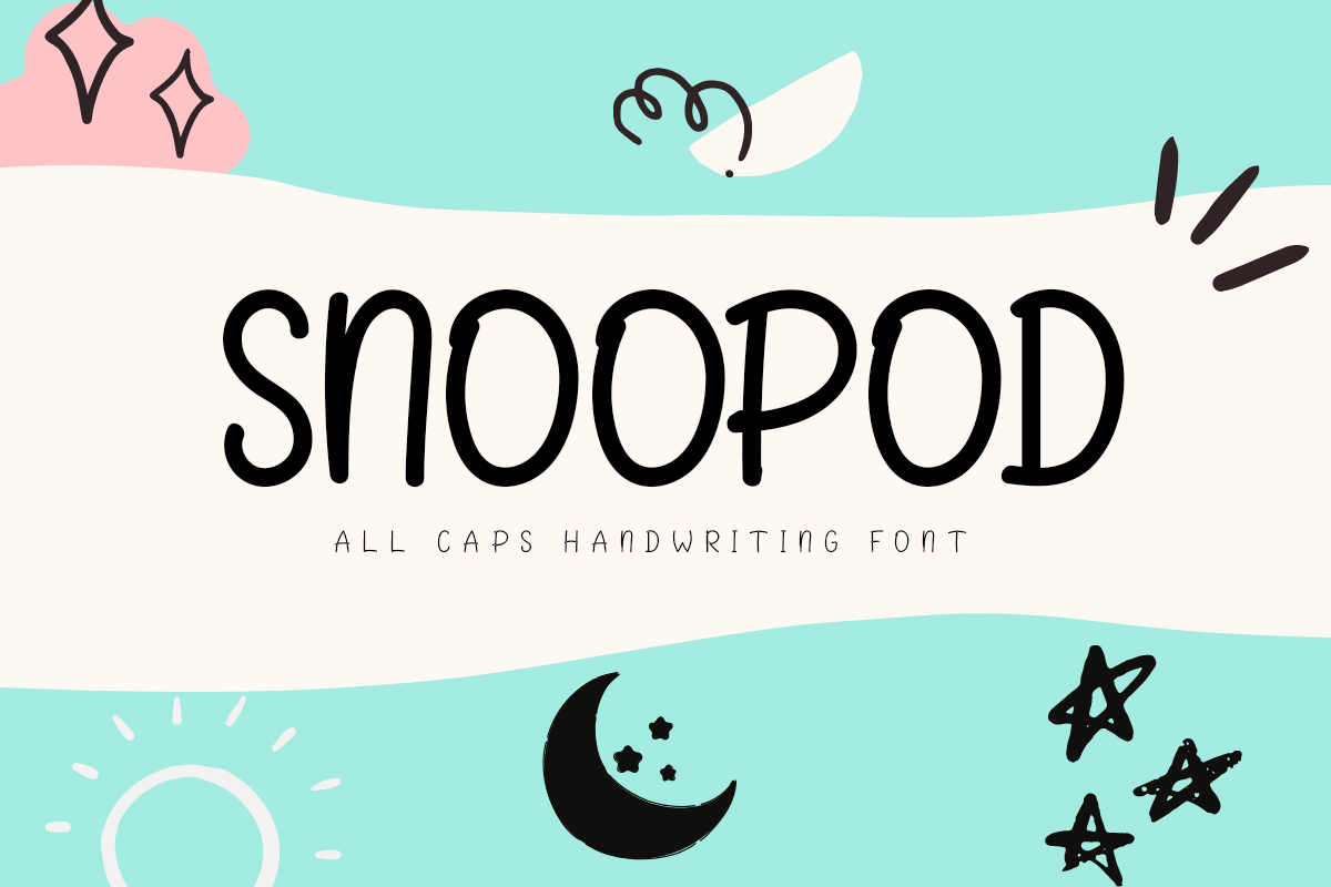 Cute font for your personal device.
