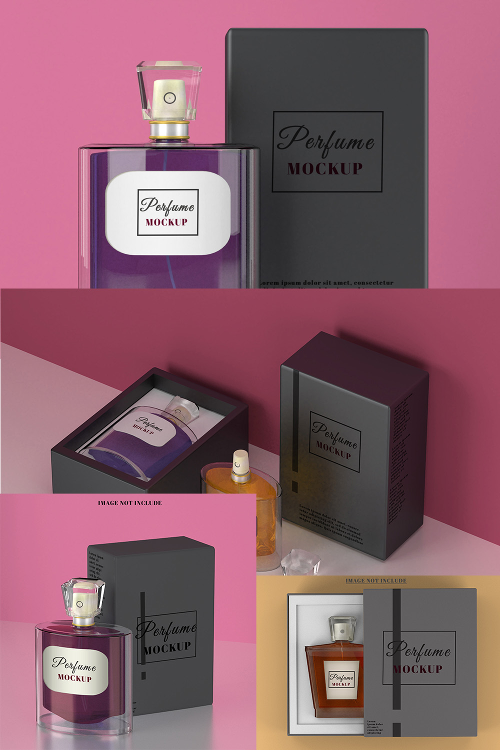 Perfume Mockup Pack Full Editable .