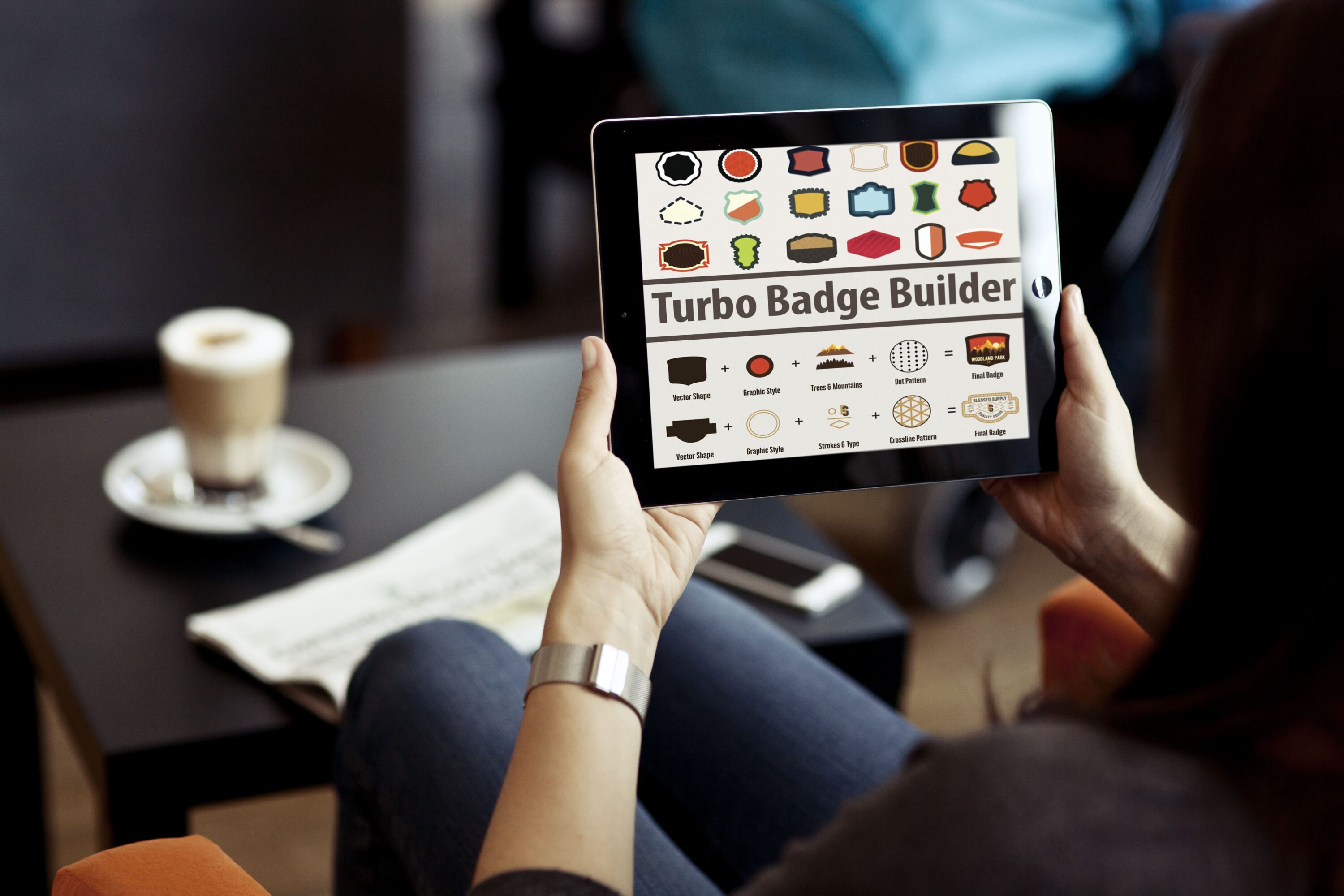 Tablet option of the Turbo Badge Builder.