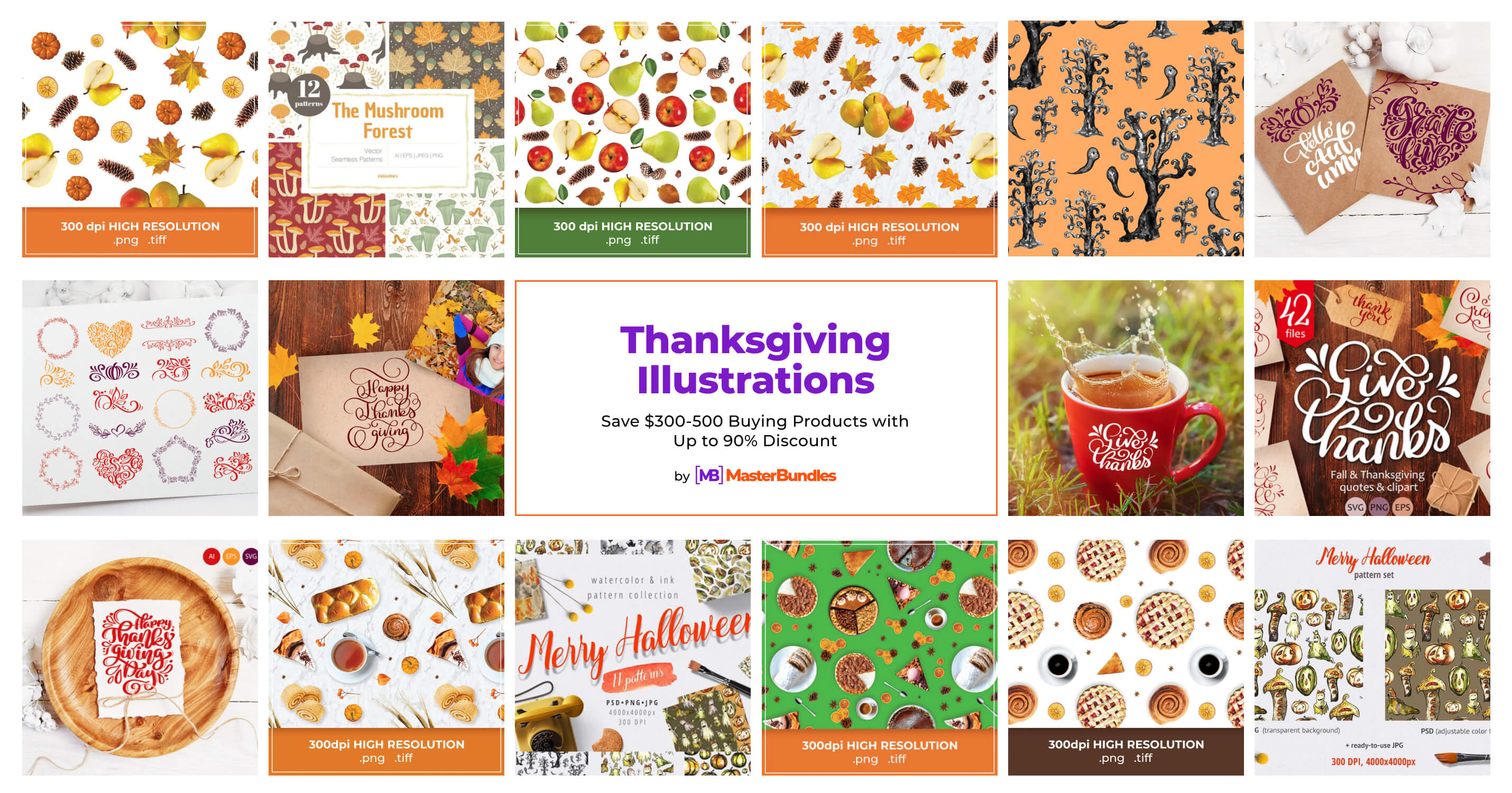 luby menu thanksgiving 2022 clipart