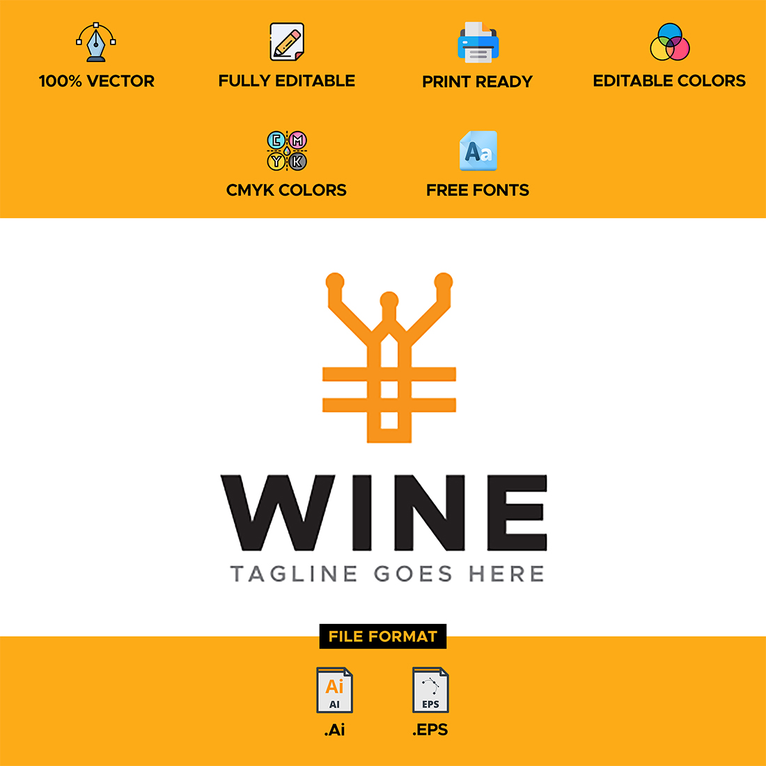 wine logo sample 01