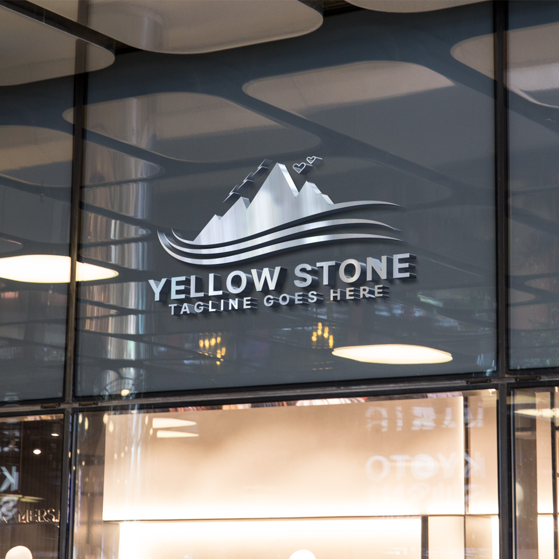 yellowstone Image Logo template.