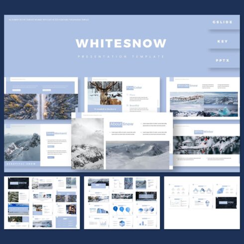 White Snow - Presentation Template Example.