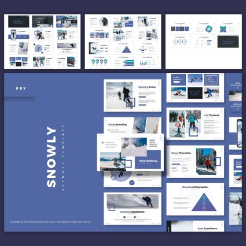 Snowly - Keynote Template Examples.