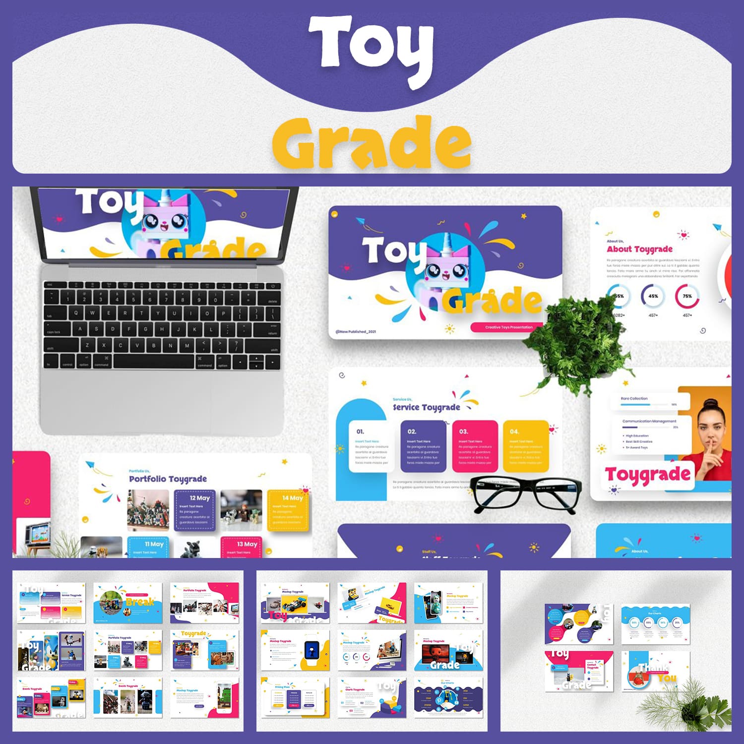 Toygrade - Kids Toy Keynote cover.