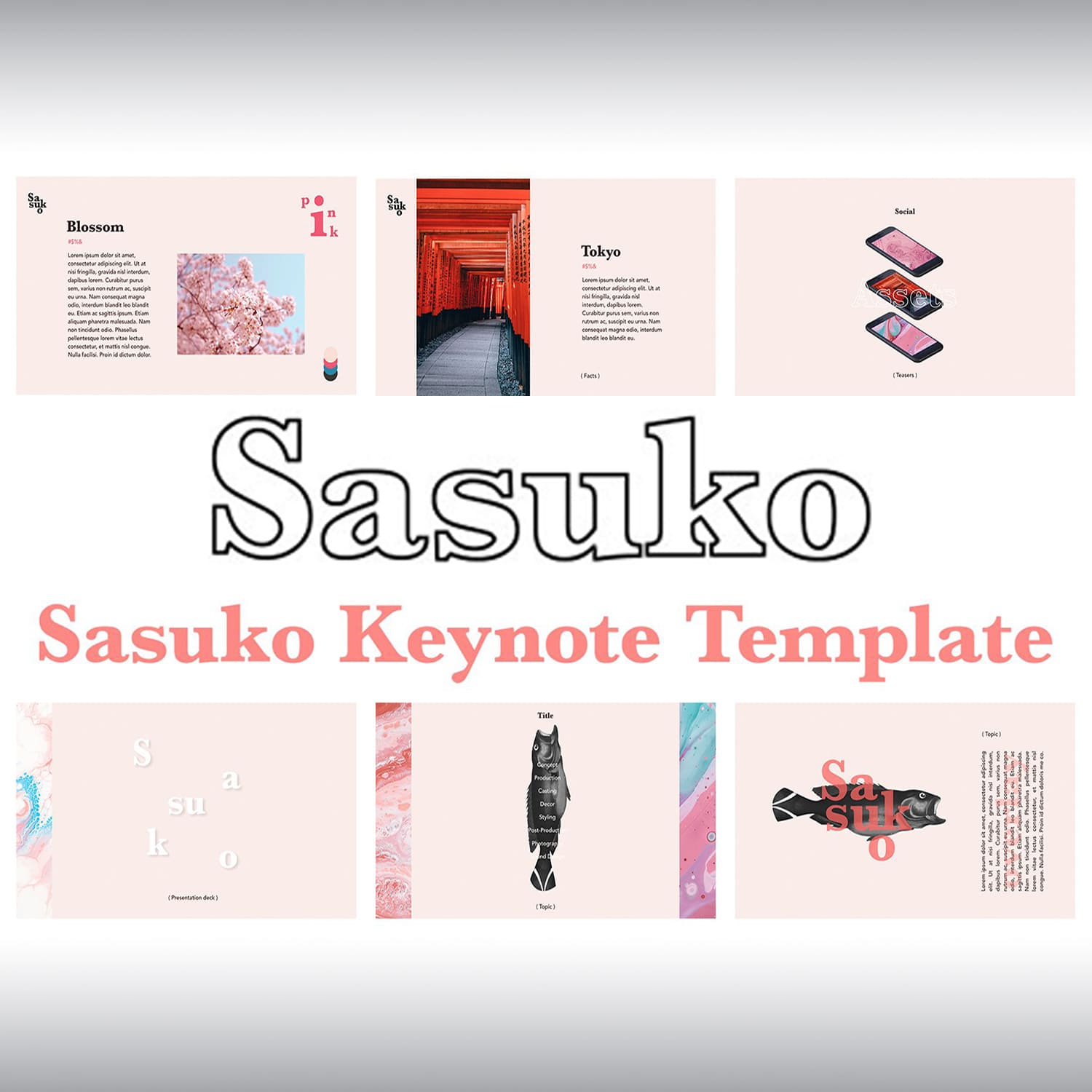 Sasuko Keynote Template.