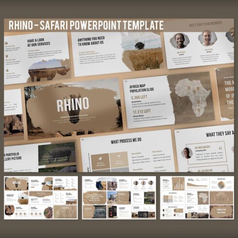 Rhino - Safari Powerpoint Template.