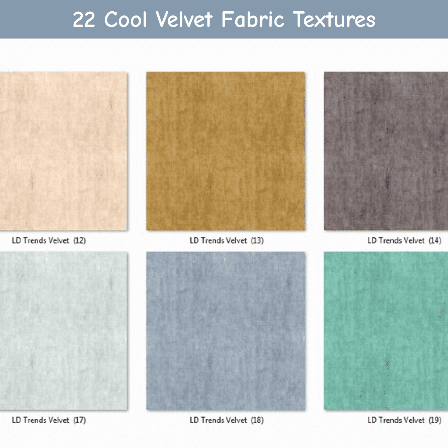 22 Cool Velvet Fabric Textures.