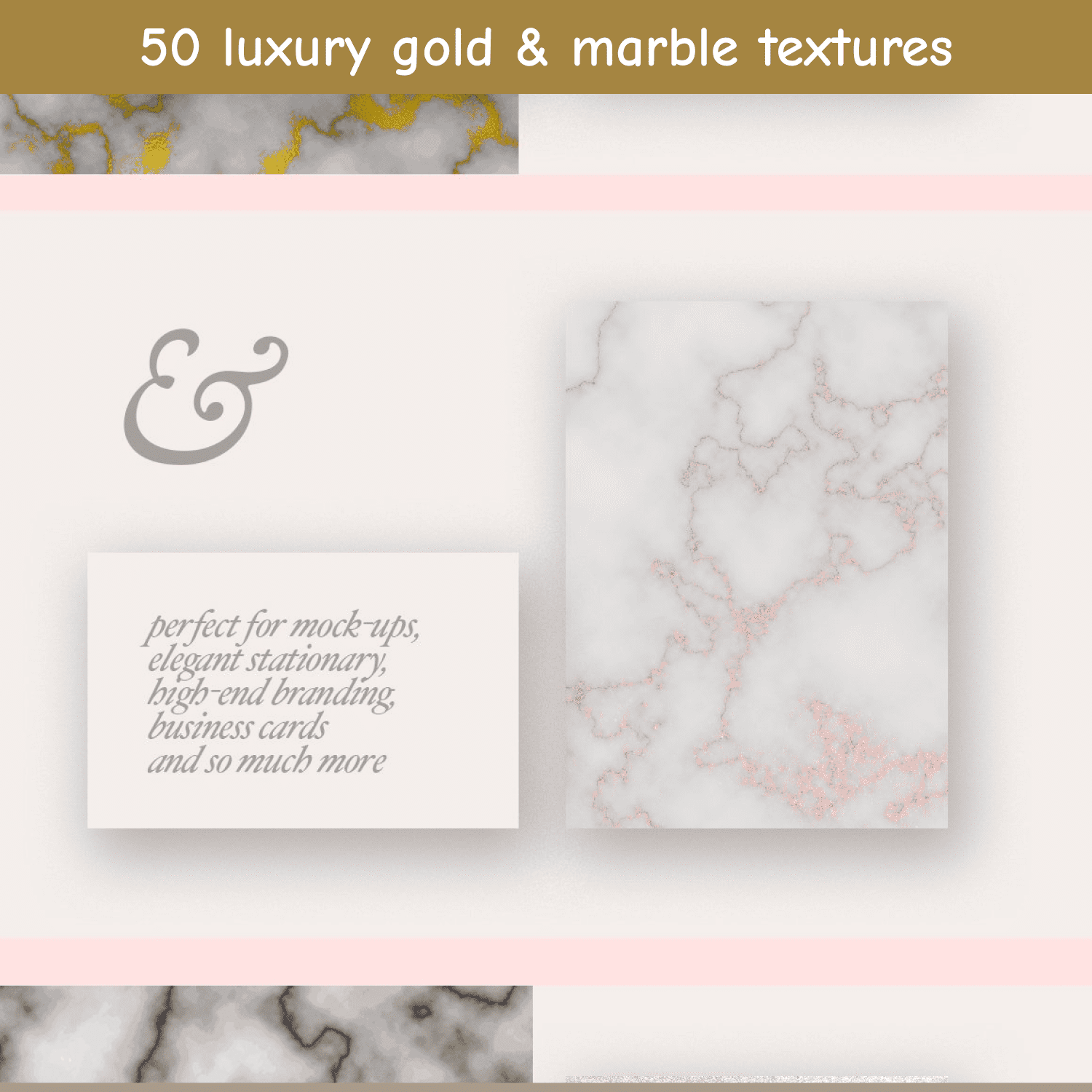 50 luxury gold & marble textures.