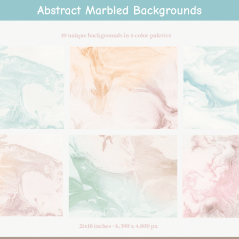 Abstract Marbled Backgrounds.