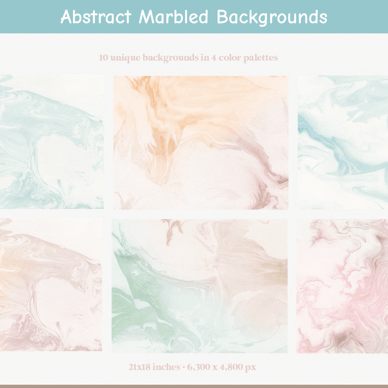 Abstract Marbled Backgrounds.