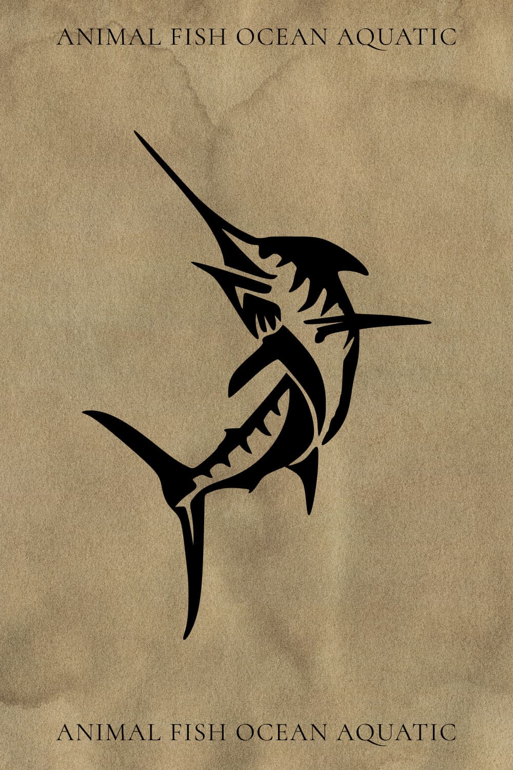 Animal Fish Ocean Aquatic - Pinterest Image.