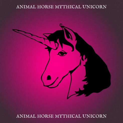 Animal Horse Mythical Unicorn - Colorful Example.