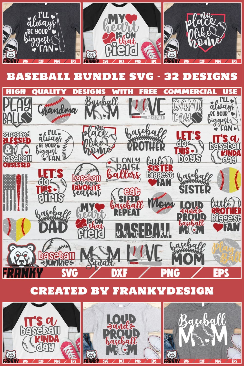 01 baseball bundle svg 32 designs pinterest