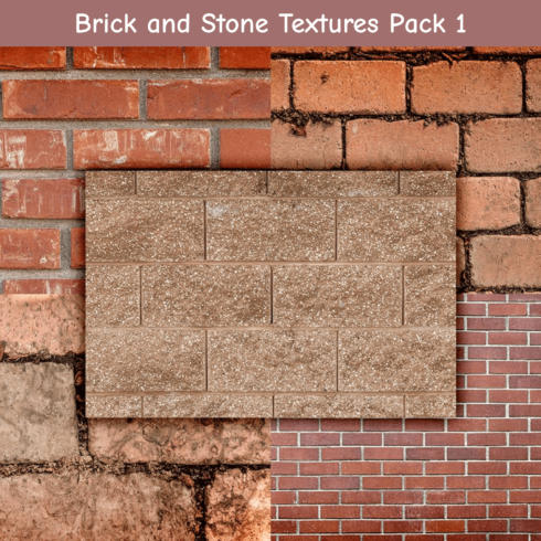 Brick and Stone Textures Pack 1.