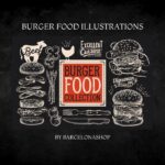 Burger Food Illustrations.