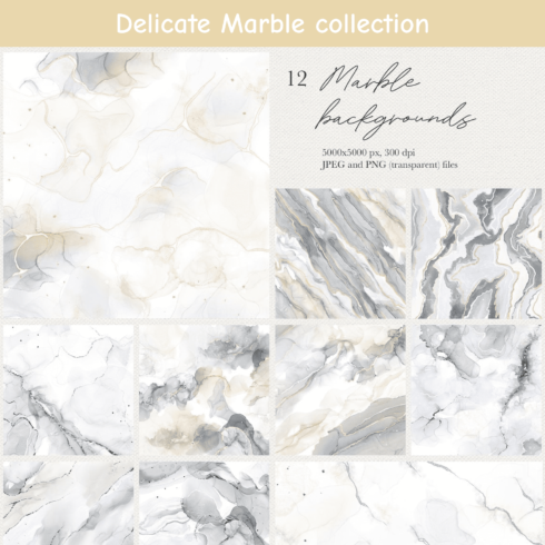 Delicate Marble Collection.
