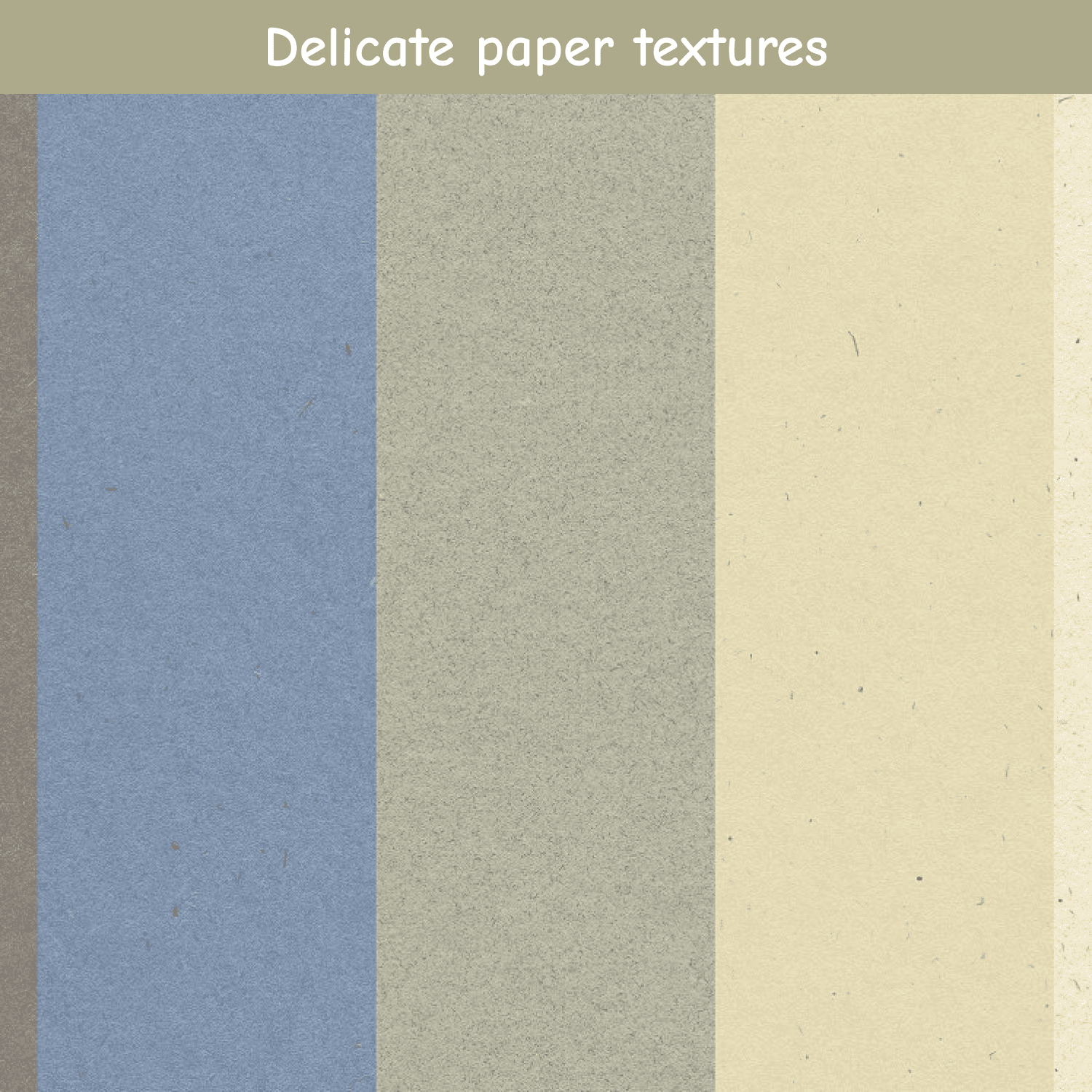 Delicate paper textures cover.