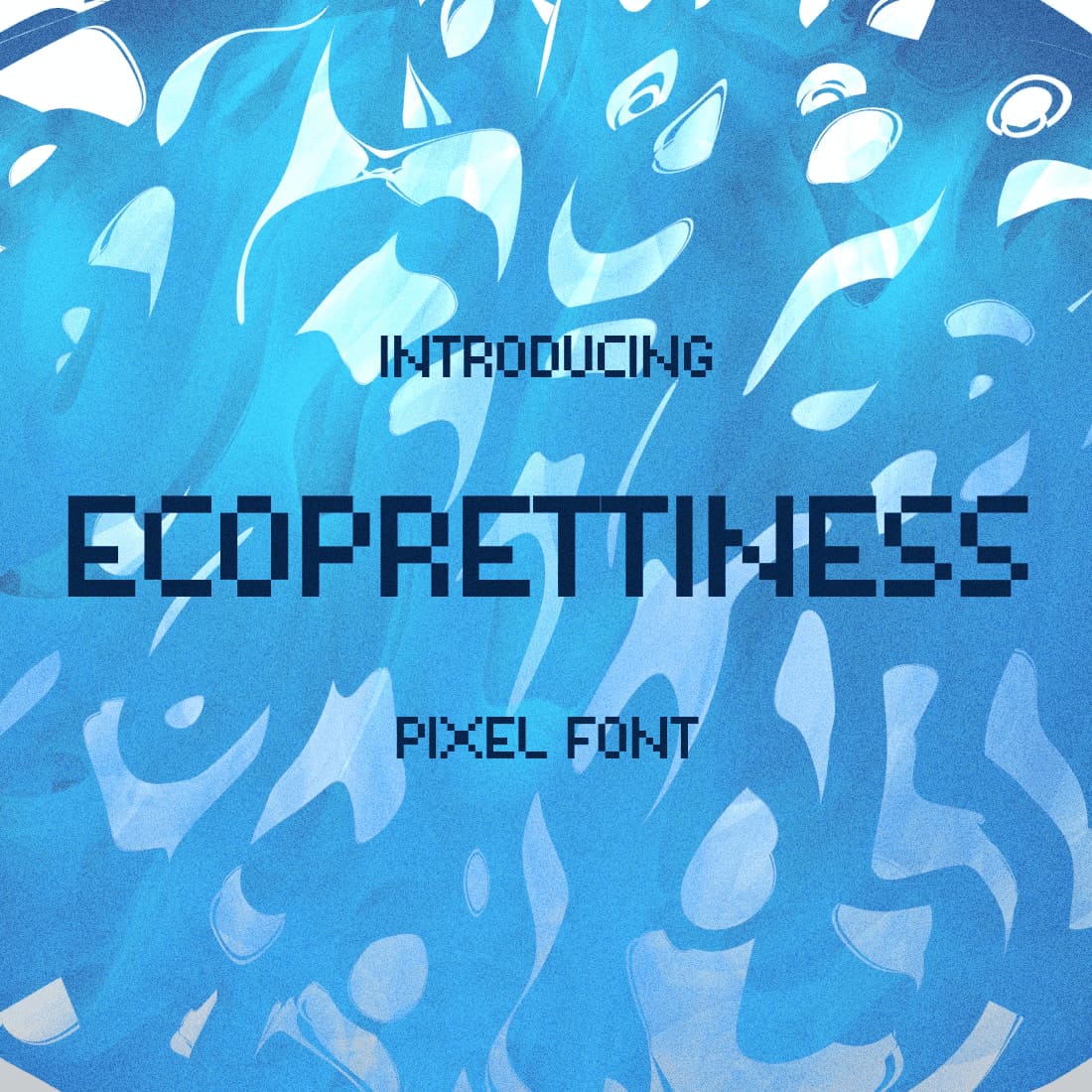 Ecoprettiness Pixel Font Example.