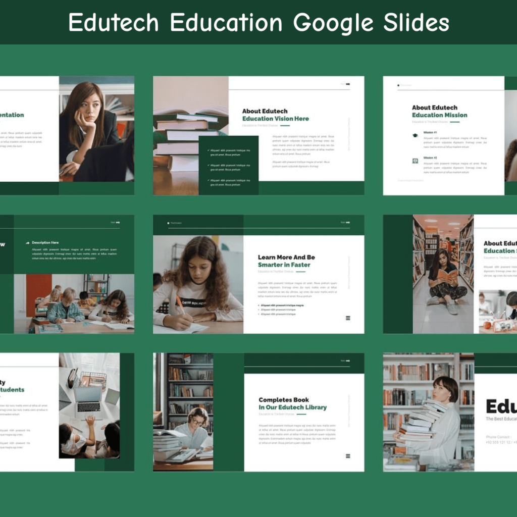 Edutech Education Google Slides – MasterBundles