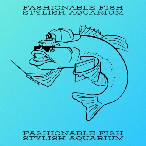 Fashionable Fish Stylish Aquarium - Bright Colorful Example.