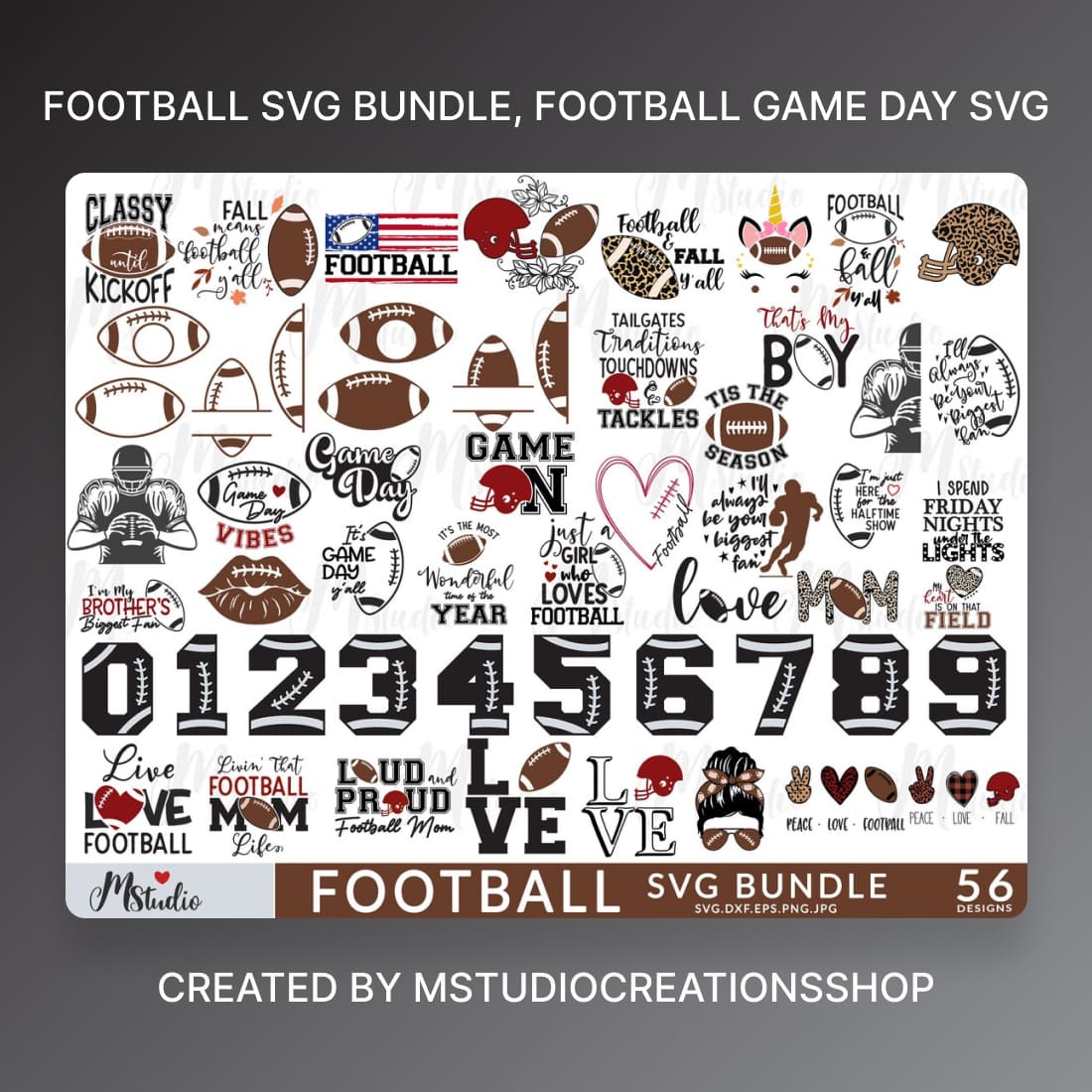 Football SVG Bundle.