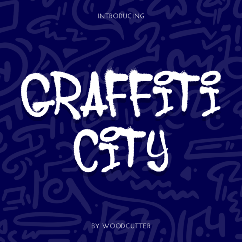 Graffiti City Free Font Example.