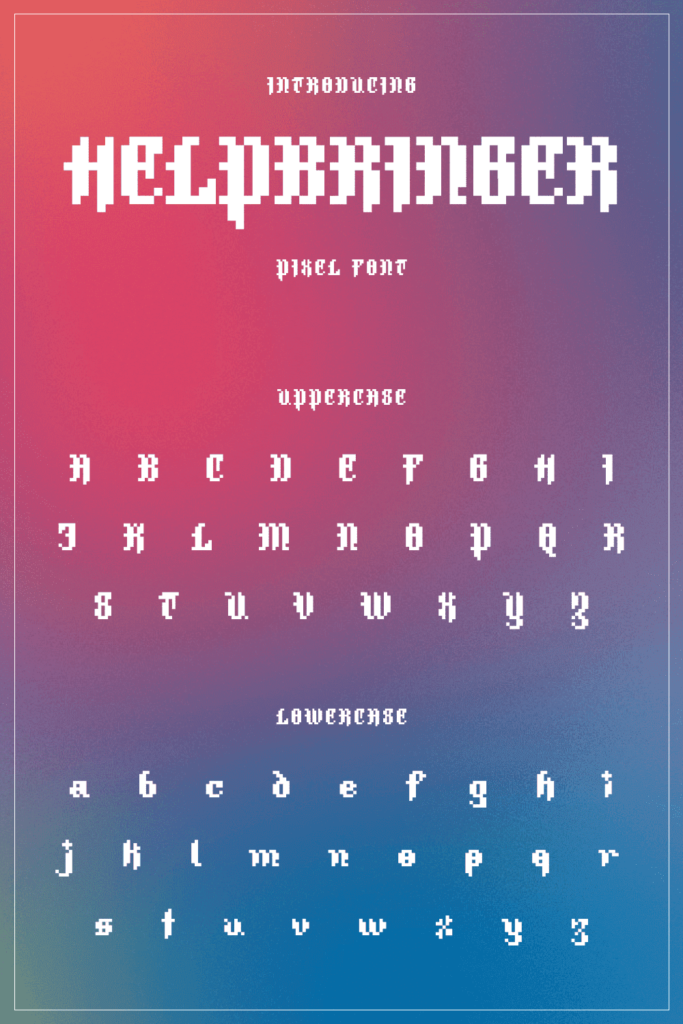 Helpbringer Pixel Font – MasterBundles