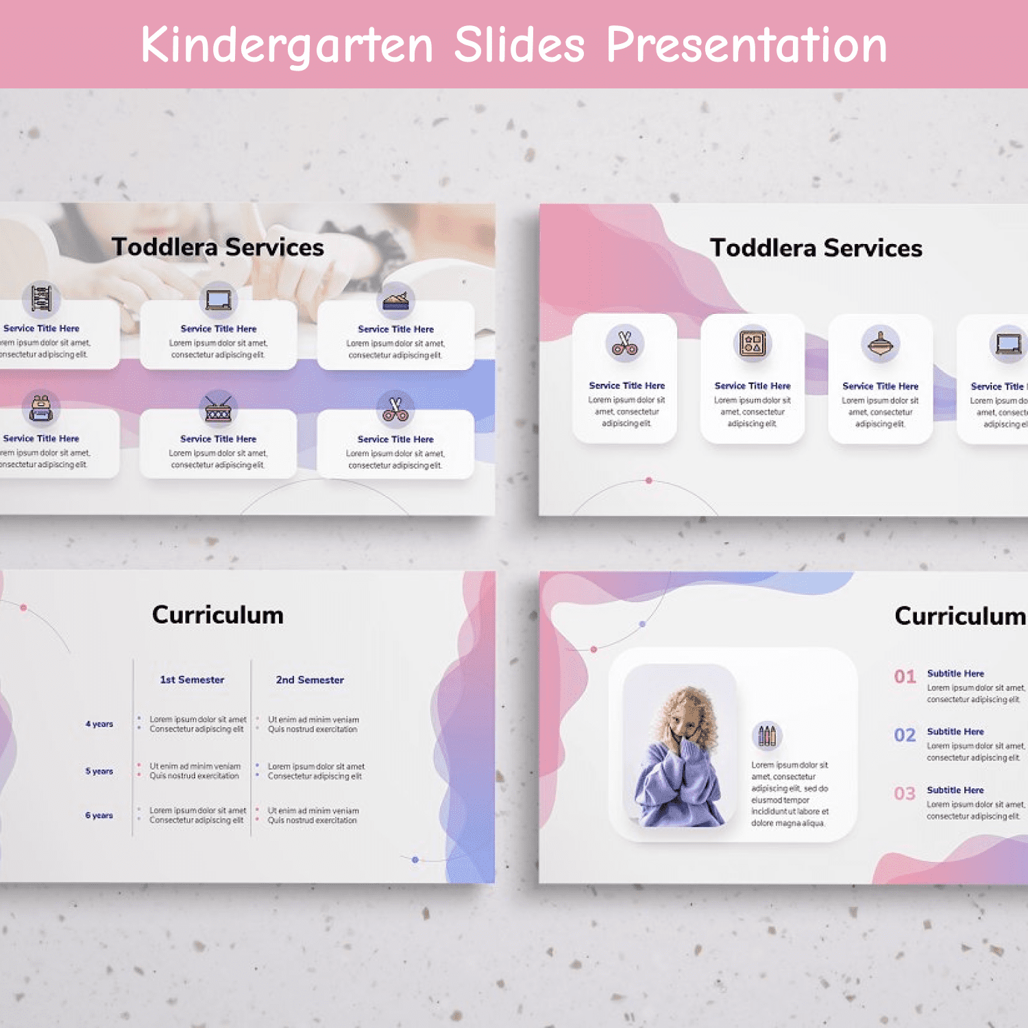 Kindergarten Slides Presentation.