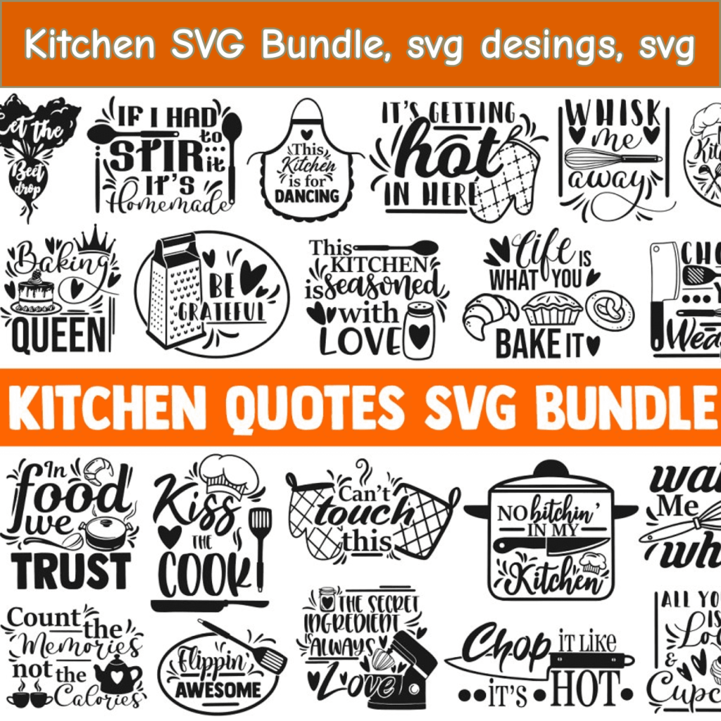 Kitchen SVG Bundle – MasterBundles