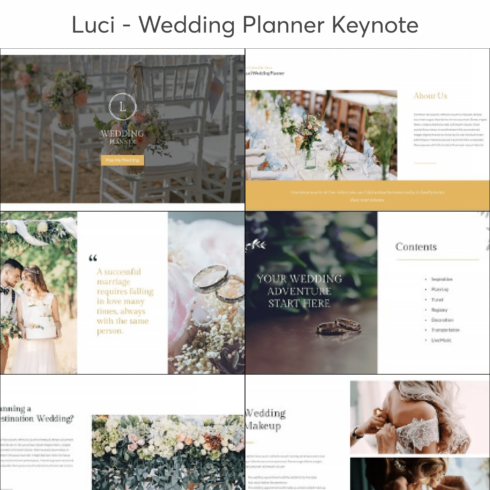 Luci - Wedding Planner Keynote.